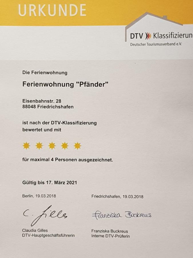 Ferienwohnung Pfaender FDH Exteriör bild